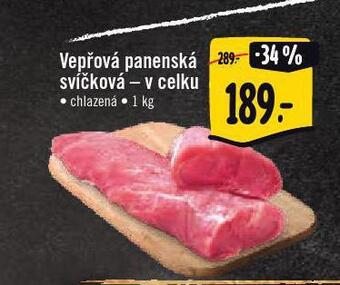 Jip Vepřová panenská svíčková nabídka