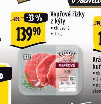 Jip Vepřové řízky z kýty nabídka