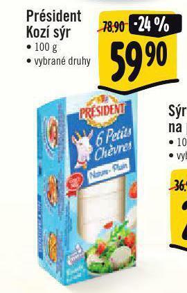Jip Président kozí sýr nabídka