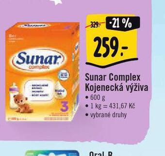 Jip Sunar kojenecká výživa nabídka