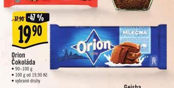 Jip Orion čokoláda nabídka
