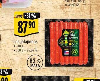 Albert Los jalapeňos nabídka