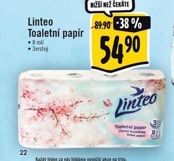 Jip Linteo toaletní papír nabídka