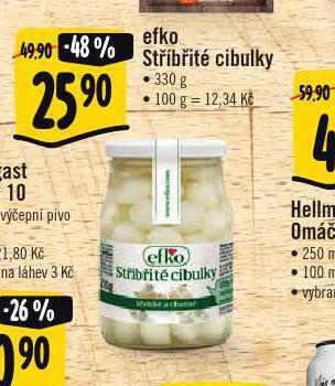 Albert Efko stříbřité cibulky nabídka