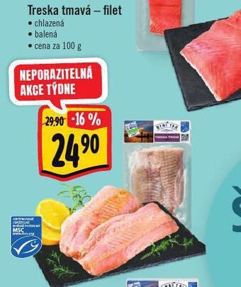 Albert Treska tmavá filet nabídka