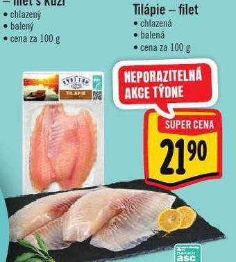 Albert Tilápie filet nabídka