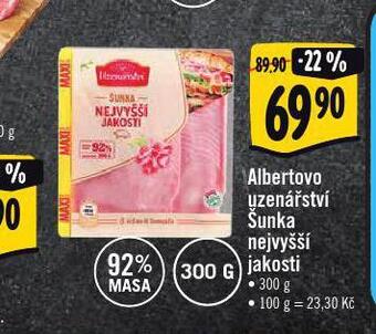 Albert Šunka nejvyšší jakosti nabídka