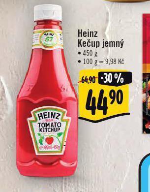 Albert Heinz kečup nabídka