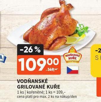 Terno Vodňanské grilované kuře nabídka