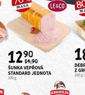 Terno Šunka vepřová standard nabídka