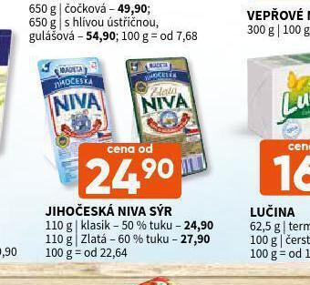 Terno Jihočeská niva zlatá 60% nabídka