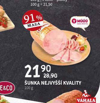 Terno Šunka nejvyšší jakosti nabídka