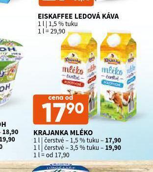 Terno Krajanka čerstvé mléko 3,5% nabídka