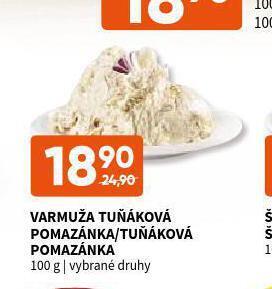 Terno Tuňáková pomazánka nabídka