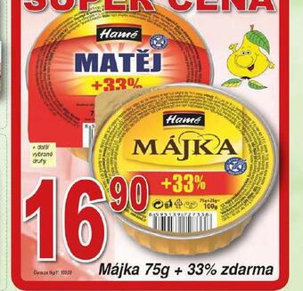 Lidl Hamé májka, matěj nabídka