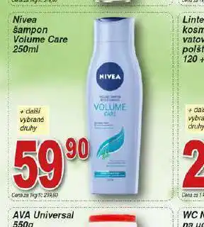 Lidl Nivea šampon volume care nabídka