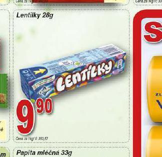 Lidl Lentilky nabídka