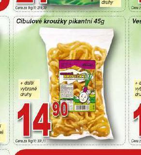 Lidl Cibulové kroužky pikantní nabídka