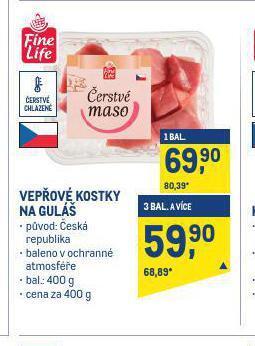 Makro Vepřové kostky na guláš nabídka