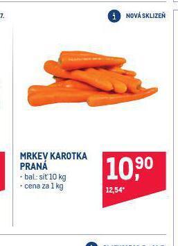 Makro Mrkev karotka nabídka