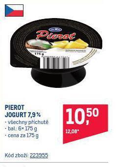 Makro Pierot jogurt nabídka