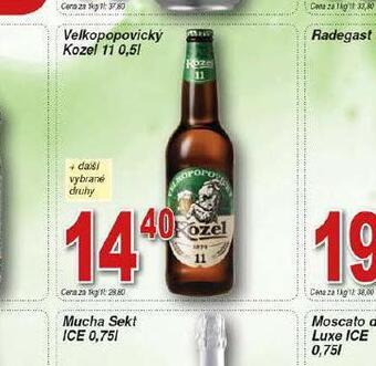 Lidl Pivo velkopopovický kozel 11 nabídka