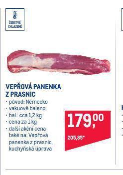 Makro Vepřová panenka z prasnic nabídka