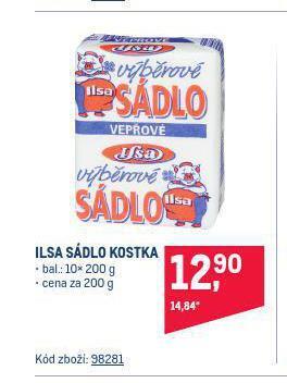 Makro Ilsa sádlo kostka nabídka
