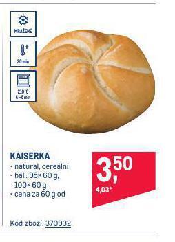 Makro Kaiserka nabídka