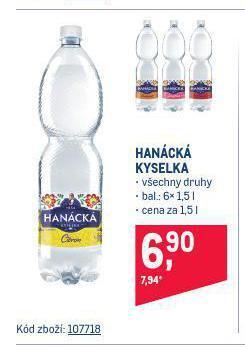 Makro Hanácká kyselka nabídka