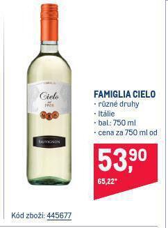 Makro Famiglia cielo nabídka