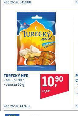 Makro Turecký med nabídka