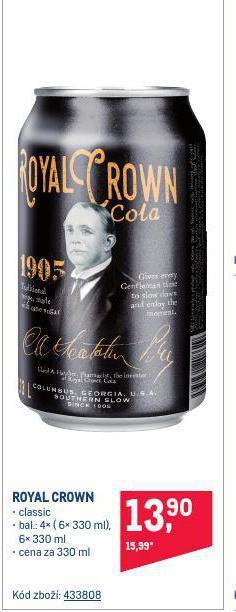 Makro Royal crown cola nabídka