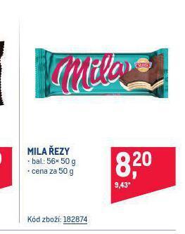 Makro Mila řezy nabídka