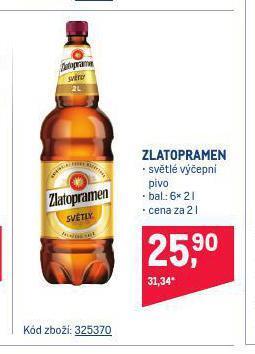 Makro Pivo zlatopramen nabídka