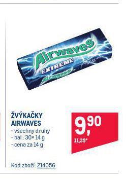 Makro Žvýkačky airwaves nabídka