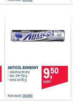 Makro Anticol bonbony nabídka