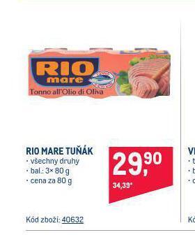 Makro Rio mare tuňák nabídka