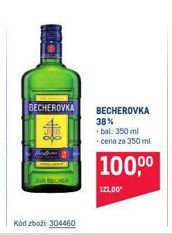Makro Becherovka nabídka