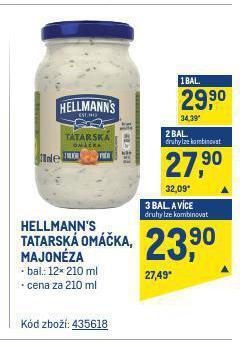Makro Hellmann's majonéza nabídka