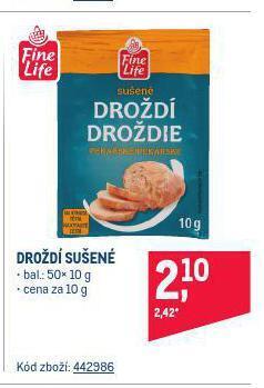 Makro Droždí sušené nabídka