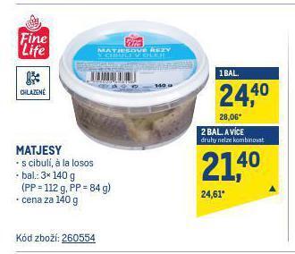 Makro Matjesy nabídka