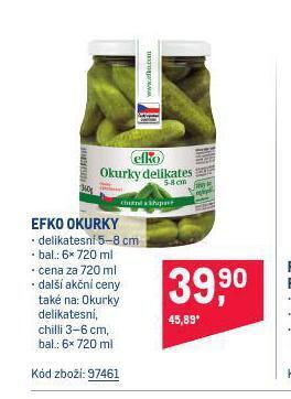 Efko okurky