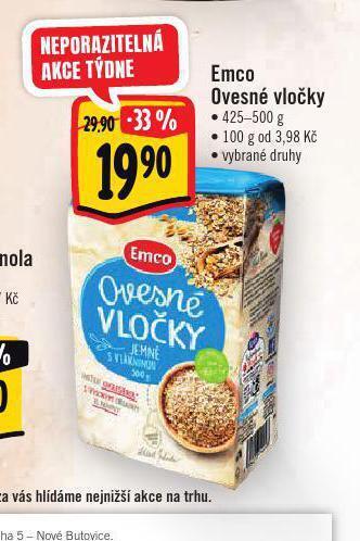 Albert Emco ovesné vločky nabídka