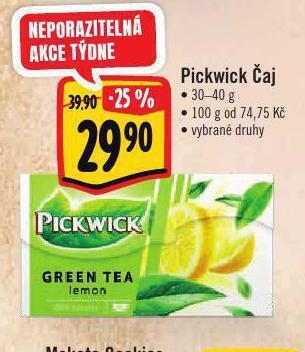 Albert Pickwick čaj nabídka