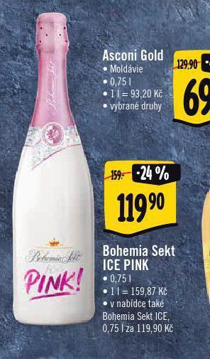 Albert Bohemia sekt ice pink nabídka