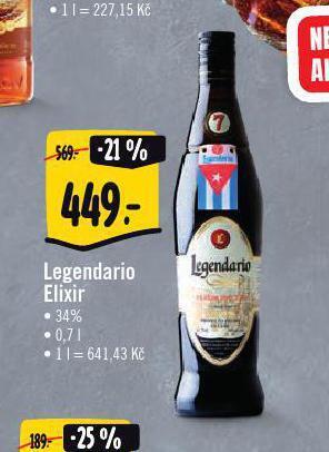 Albert Legendario elixir nabídka