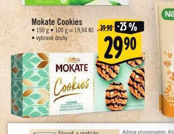 Albert Mokate cookies nabídka