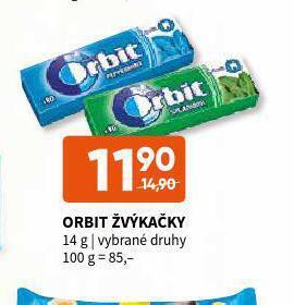 Terno Orbit žvýkačky nabídka