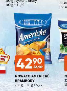 Terno Nowaco americké brambory nabídka